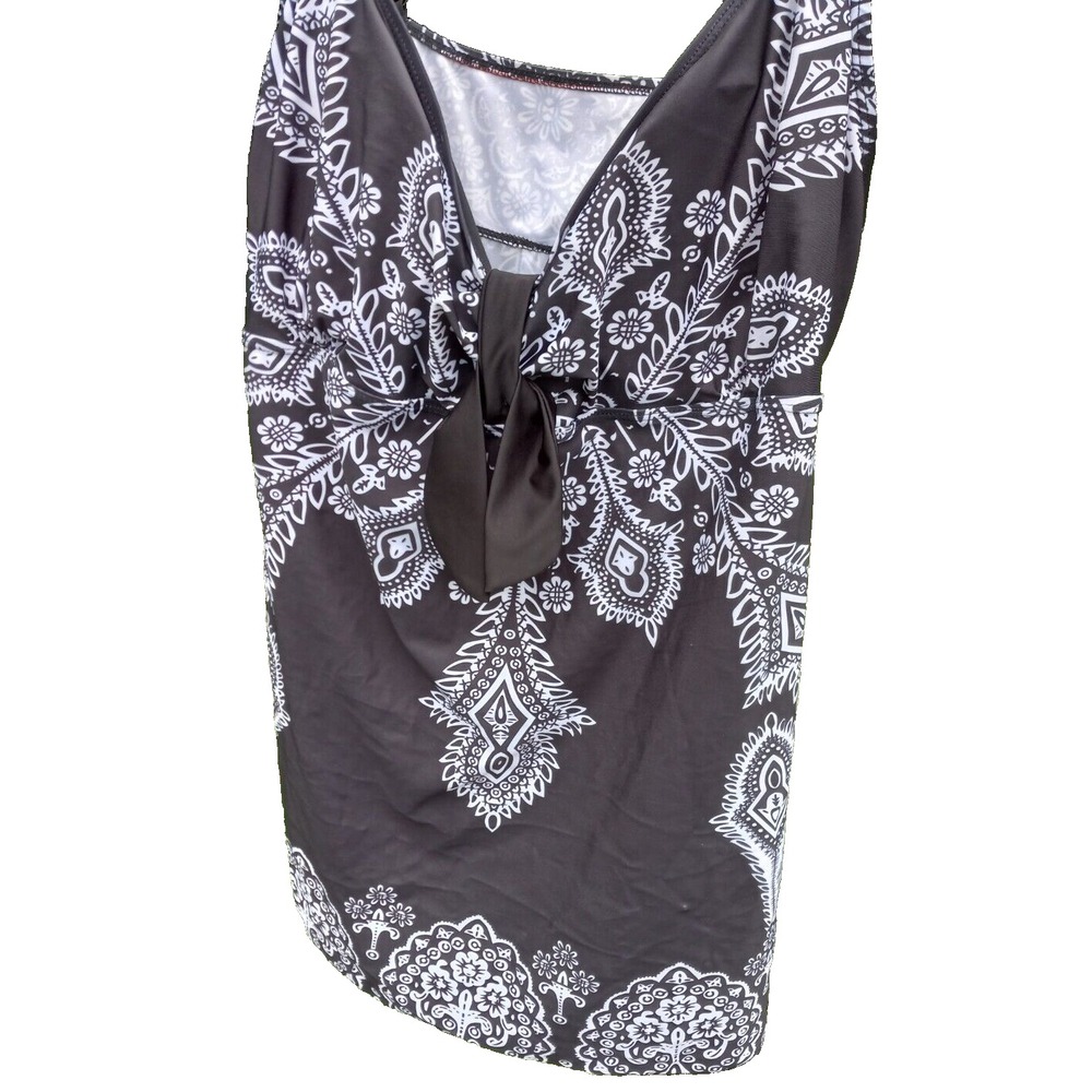 Women's US 26 Danify swim dress size 60 retro paisley adjustable straps